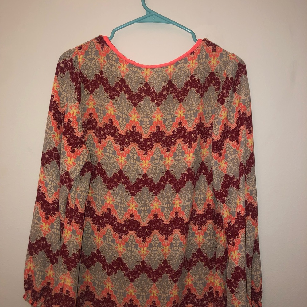 Patterned blouse - Picture 2 of 4